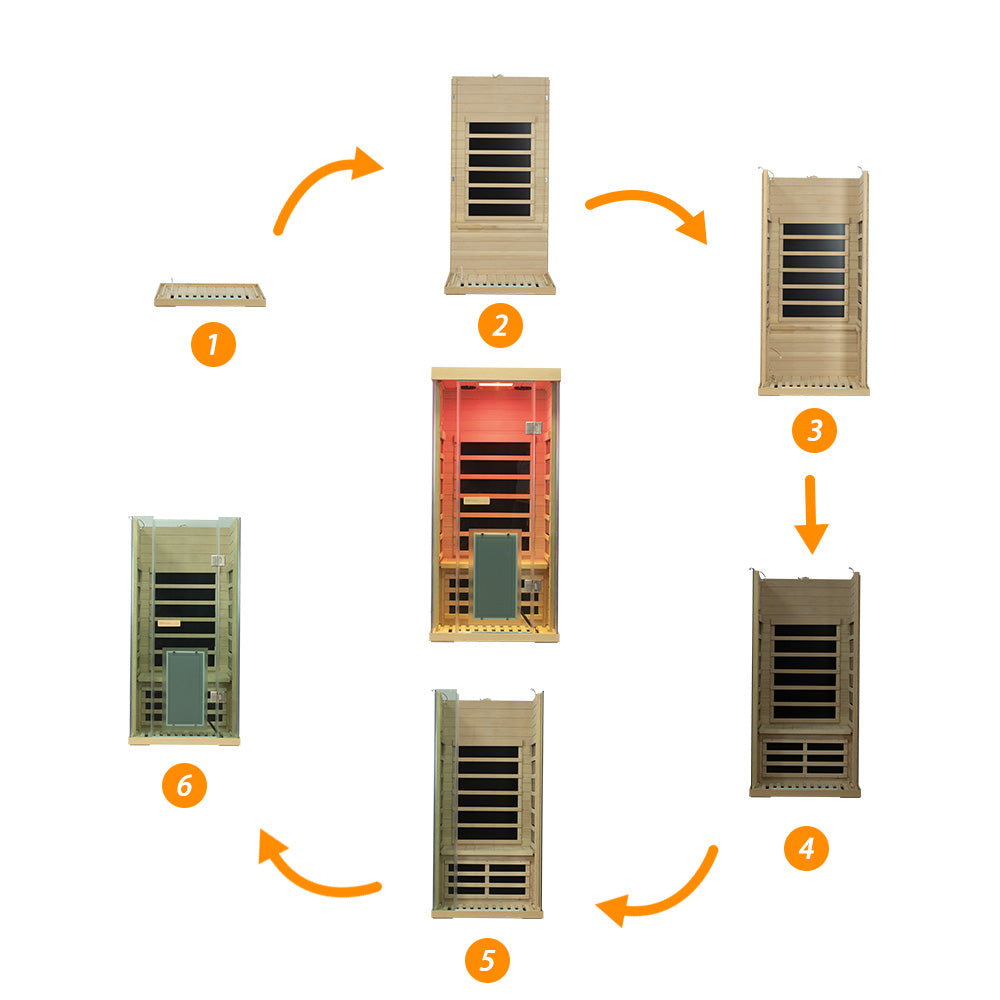 Wizzisaunas SR01 Full Spectrum Sauna