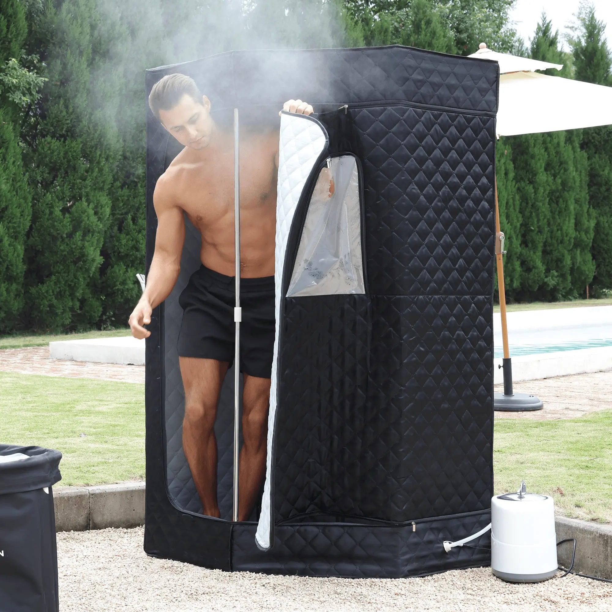 GlowSteam™ Red Light Portable Steam Sauna