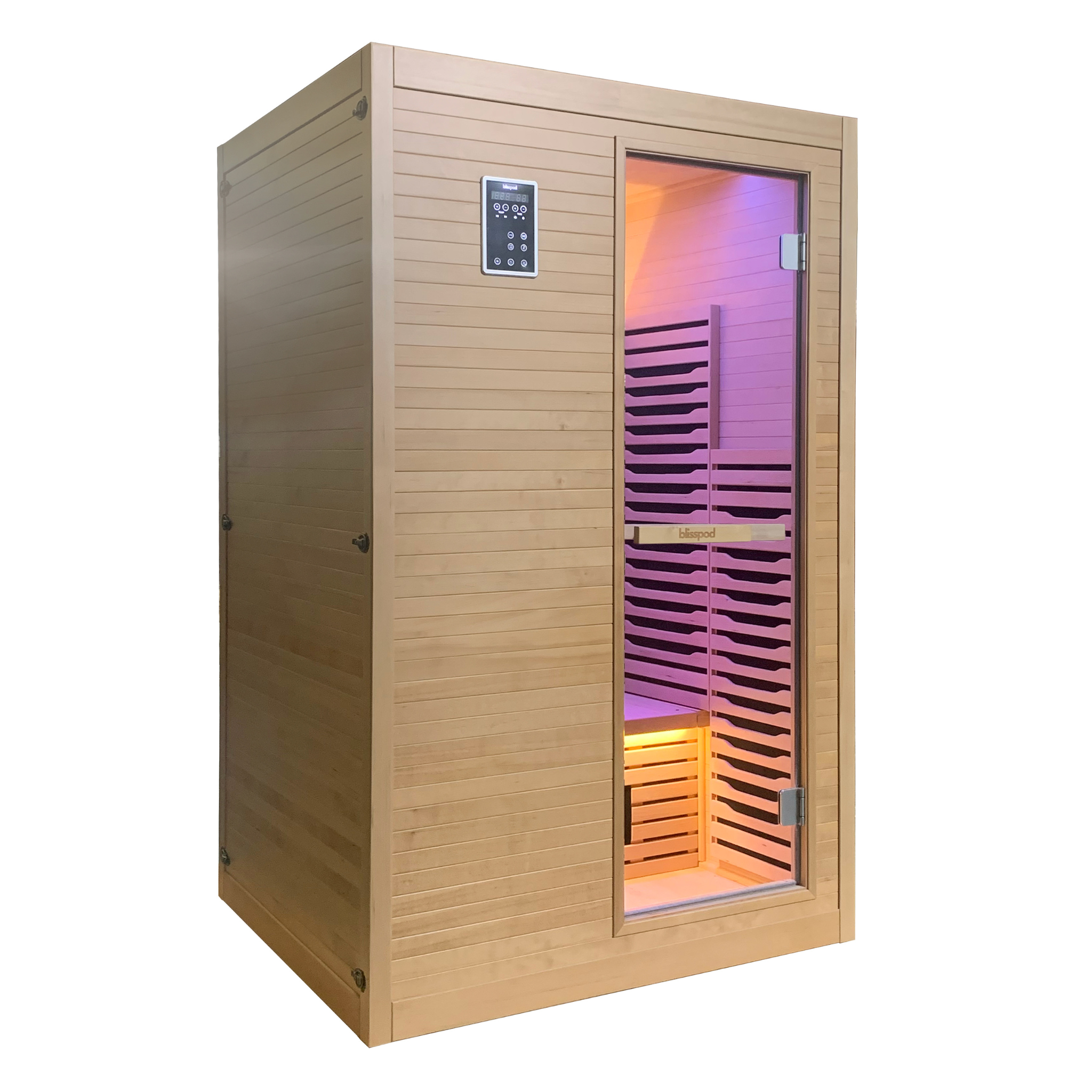 Blisspod Helsinki 2-Person Full Spectrum + Red Light Therapy Sauna | Low EMF | Deluxe