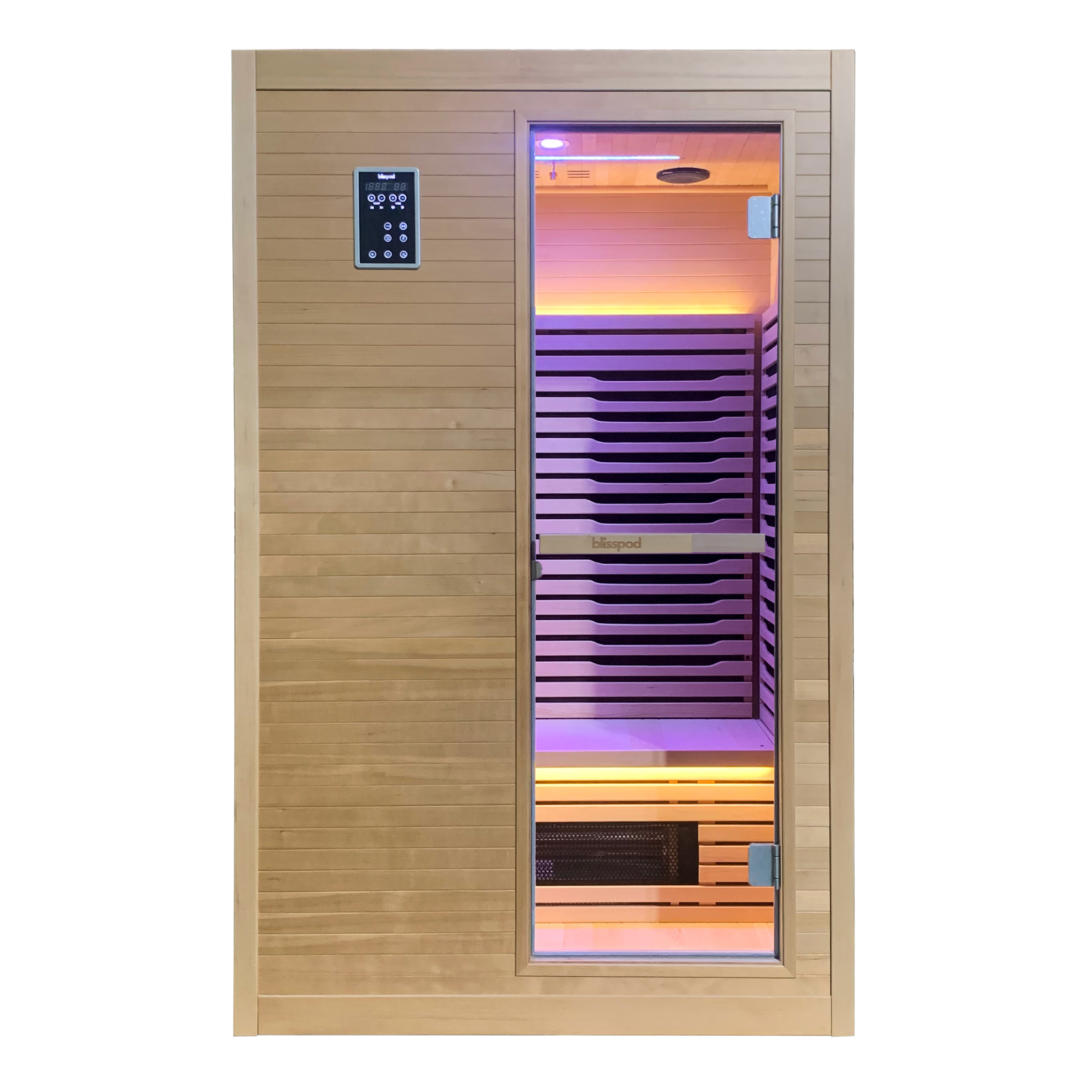 Blisspod Helsinki 2-Person Full Spectrum + Red Light Therapy Sauna | Low EMF | Deluxe