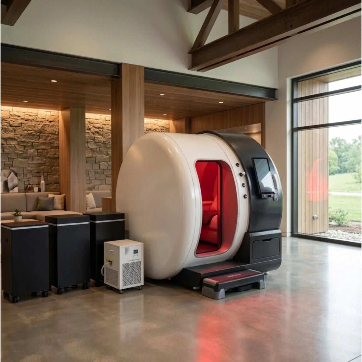 Oxyair 2.0ATA Hard Shell HBOT Hyperbaric Chamber — Dual Seat
