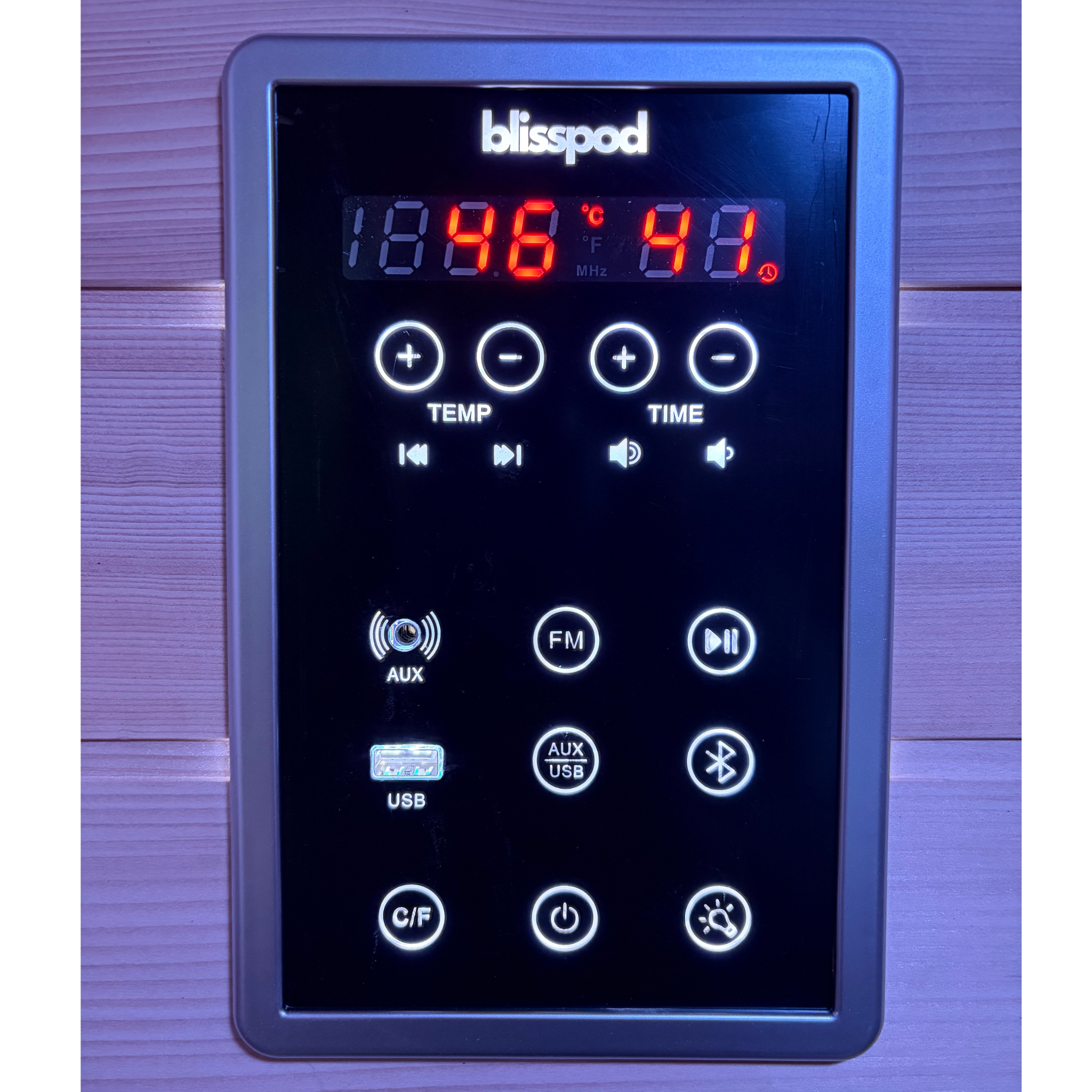 Blisspod Malmo 1-2 Person Infrared + Red Light Therapy Sauna | Low EMF | Chromotherapy
