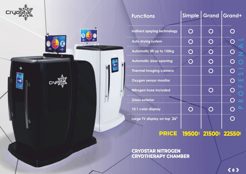 Cryonick Cryostar Nitrogen Cryo Chamber (open face)