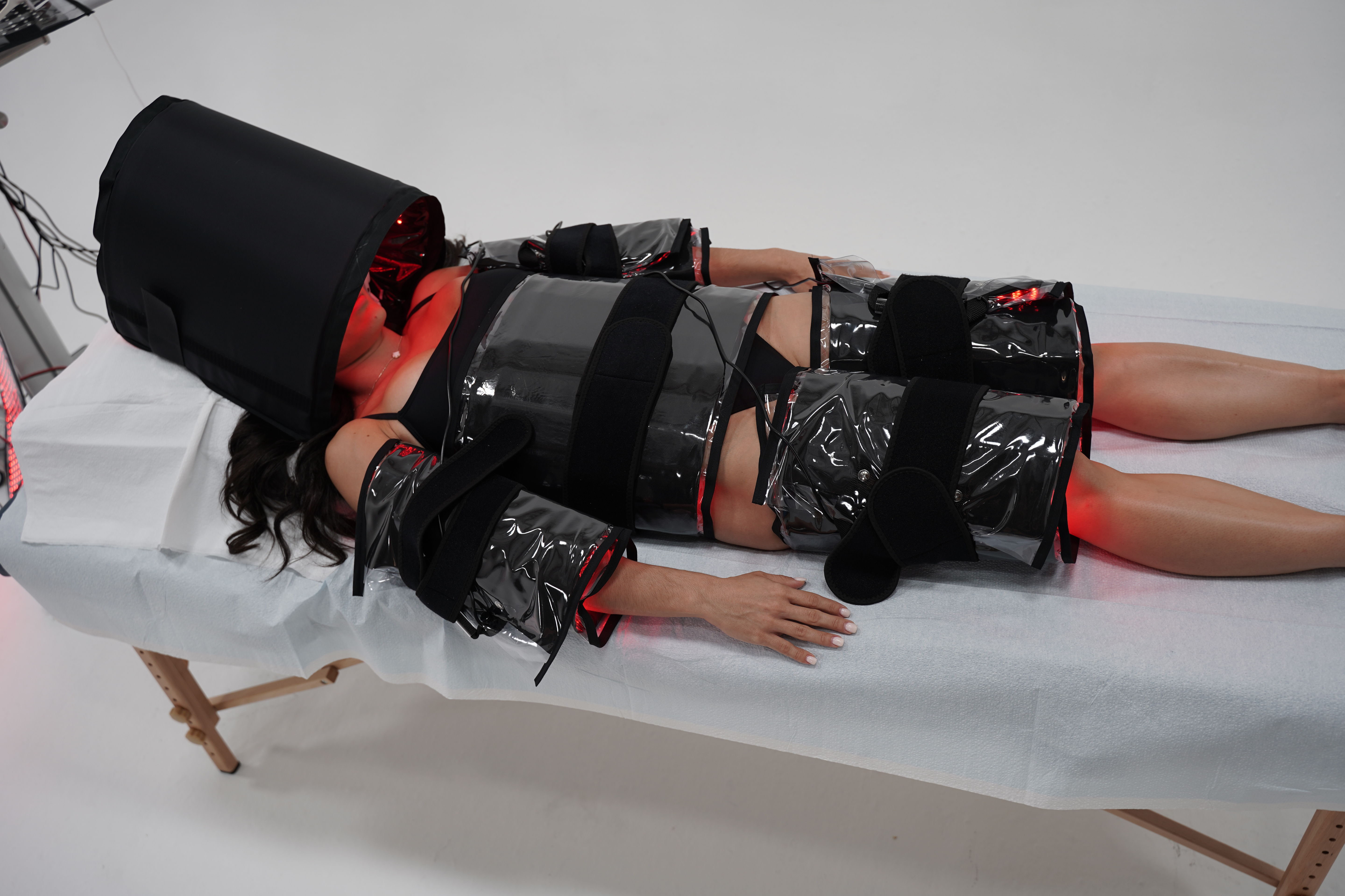 Full Body Red Light Therapy Wellness System – 12,690 LEDs | 4 Large Pads, Face Dome & More