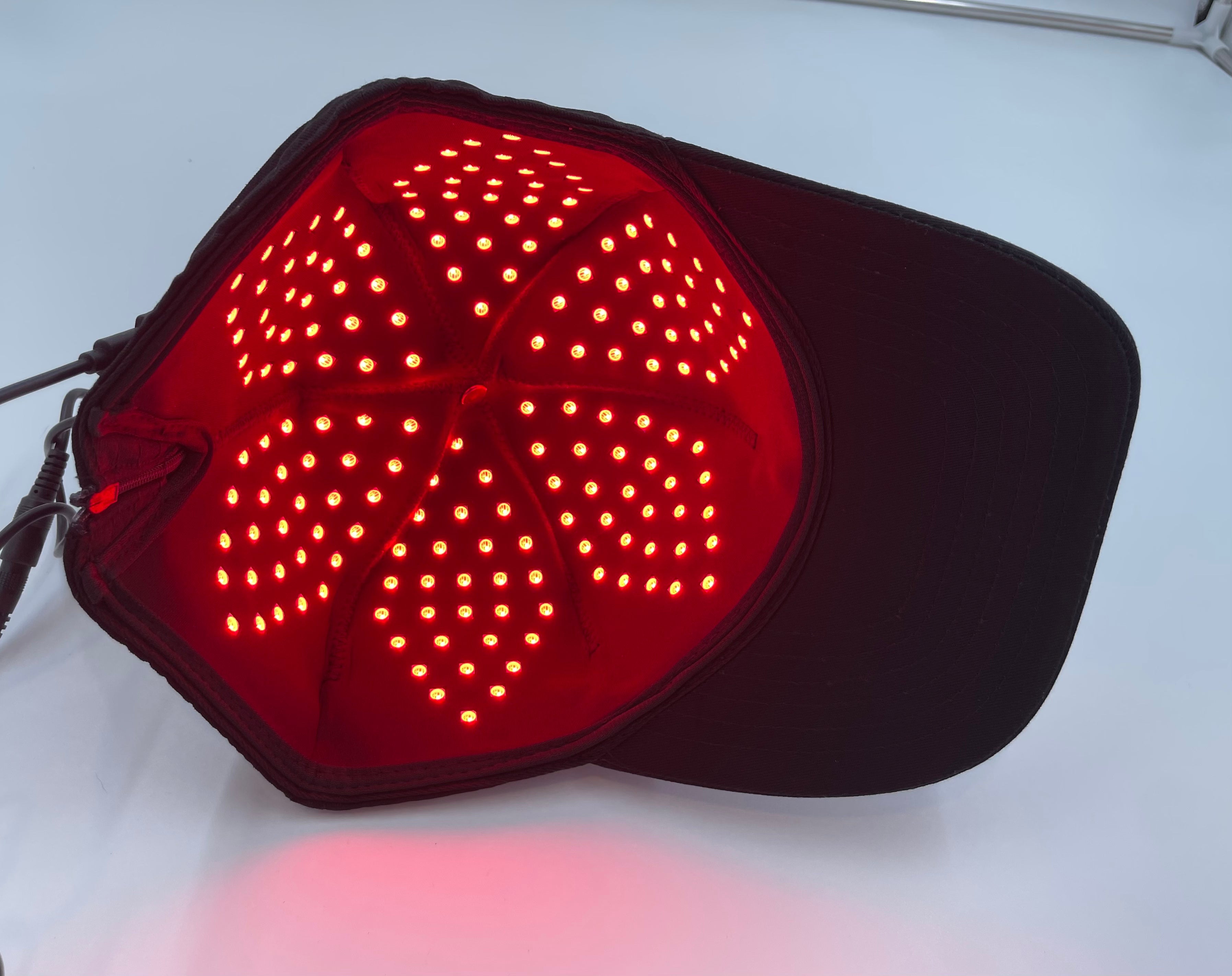 Red Light Therapy Hair Wellness Hat – 900 LEDs | 630nm–940nm | Includes 12V Car Adapter