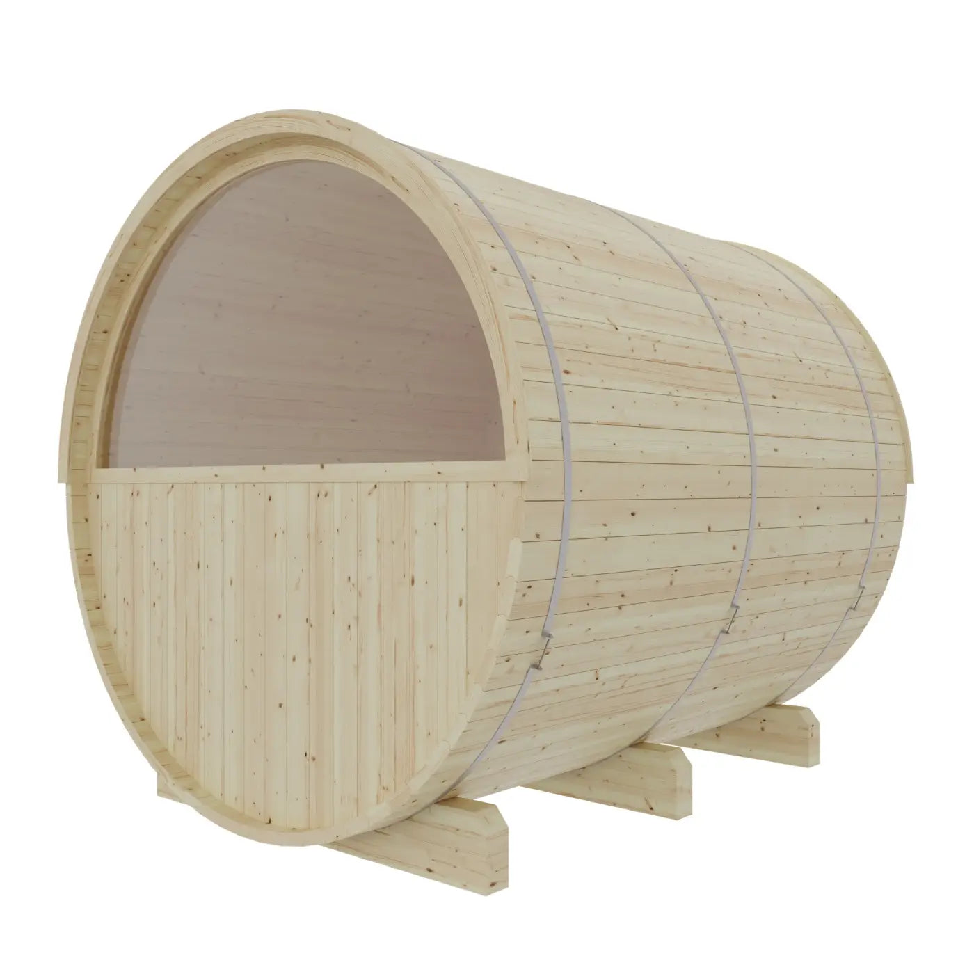Tampere Finnish Barrel Sauna with WiFi Heater