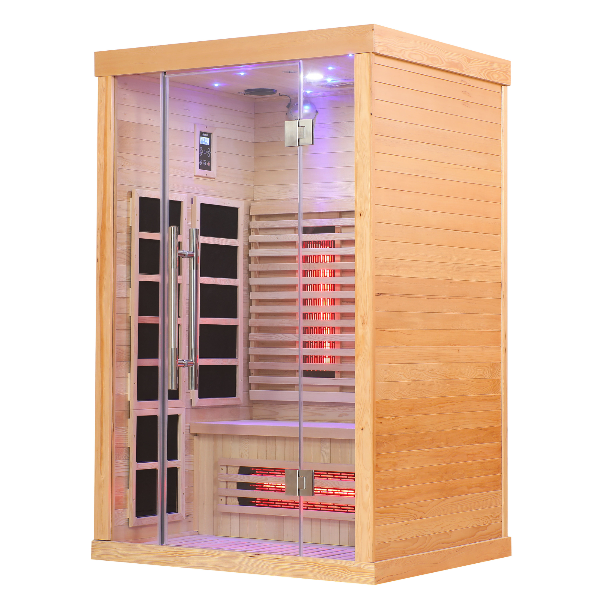 Blisspod Venetian 2-Person Full Spectrum Infrared Sauna | Low EMF | Chromotherapy