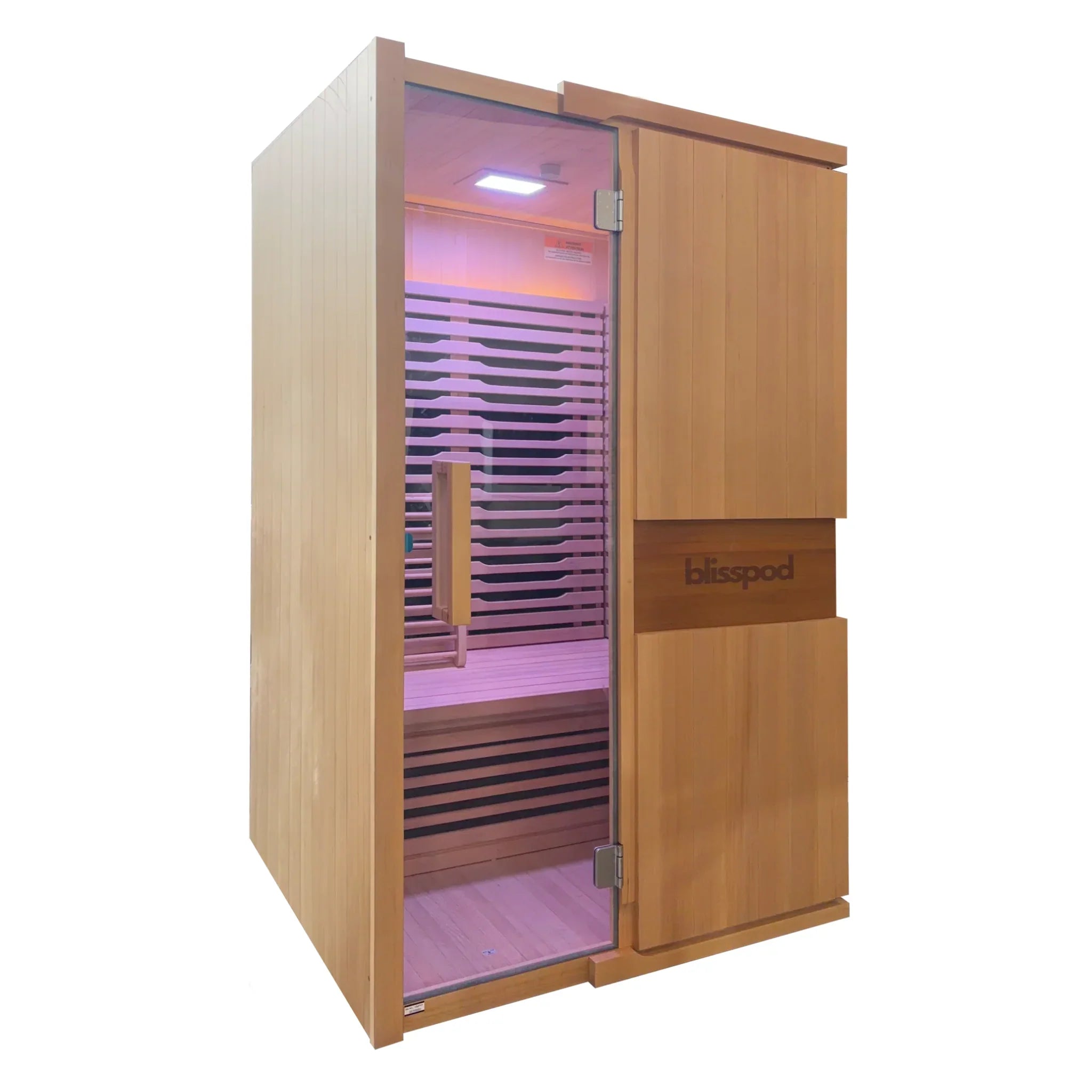 Blisspod Milano 2-Person Full Spectrum Infrared Sauna | Low EMF | Chromotherapy