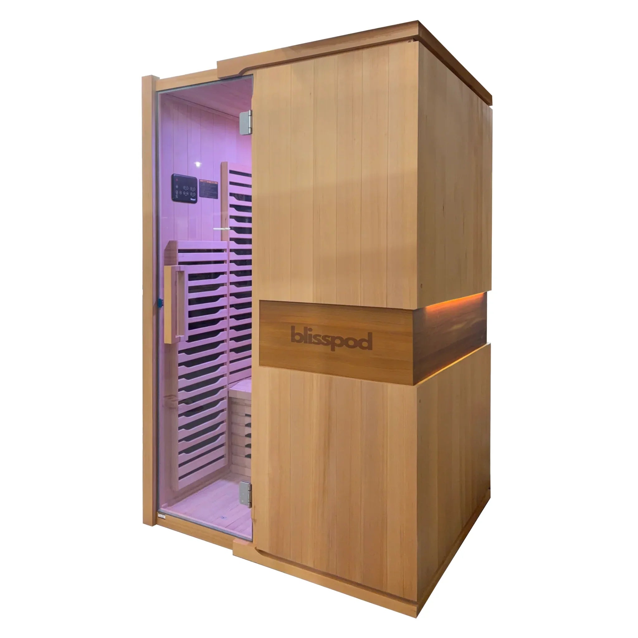 Blisspod Milano 2-Person Full Spectrum Infrared Sauna | Low EMF | Chromotherapy
