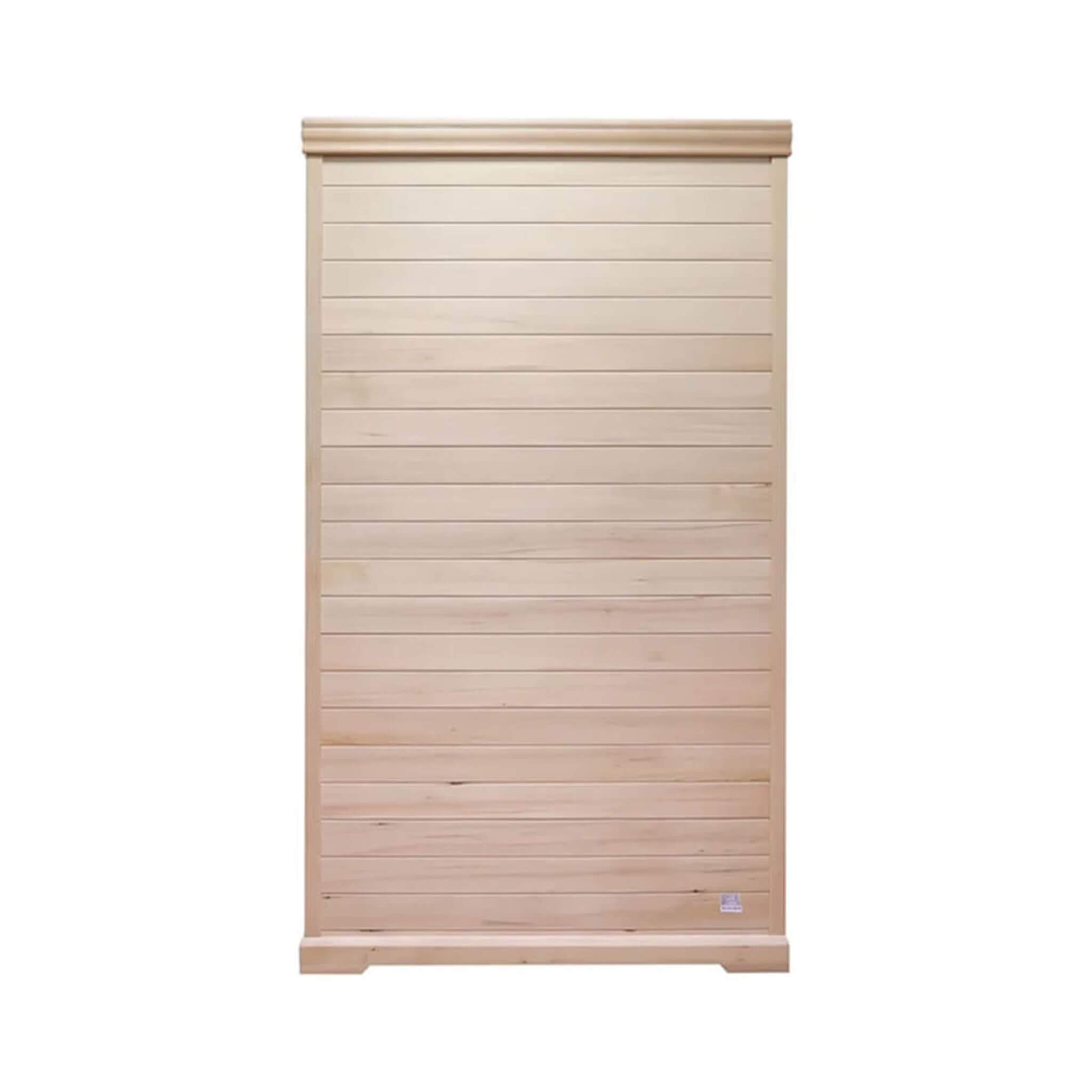 Thermora Ivara Luxury 2-Person Hemlock Wood FAR Infrared Sauna Room W/ Glass Door, 1750W