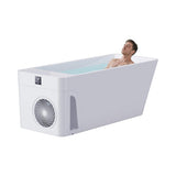 Canadian Spa Company CSC Smart 1-Piece Freestanding Full-Body All-In-One Cold Plunge Tub With Built-In Water Chiller