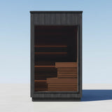 ThermaSol Nordic Misty 2-5 Person Fully-Assembled Outdoor Modular Sauna Cabin