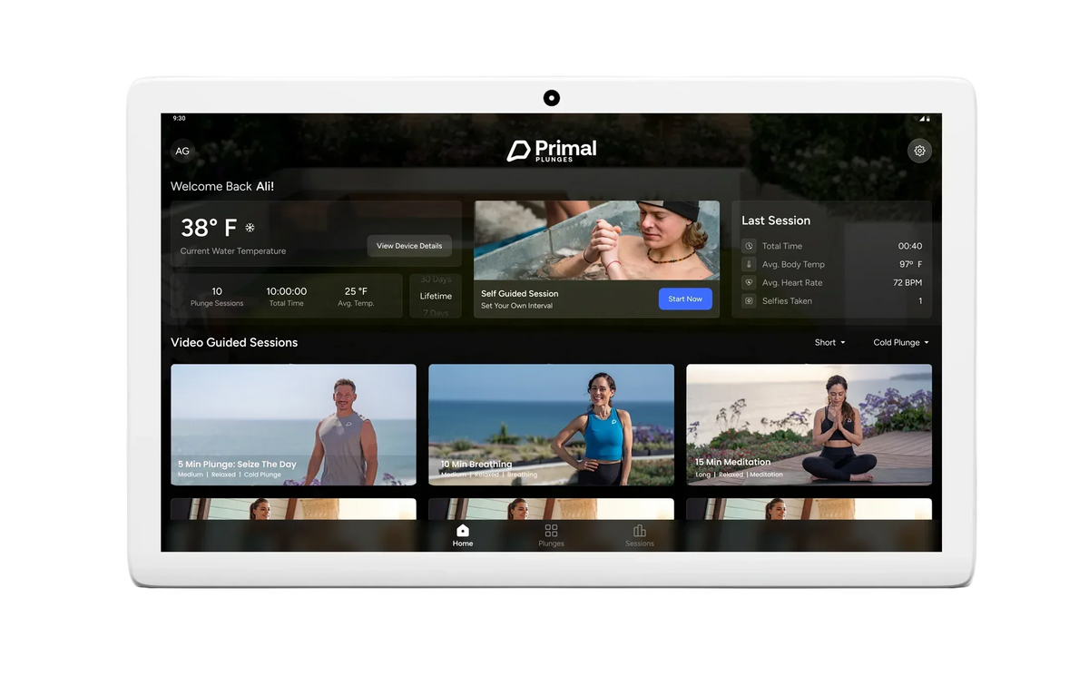 Primal Plunges Outdoor 21.5" Cold Plunge Touchscreen - photo 2
