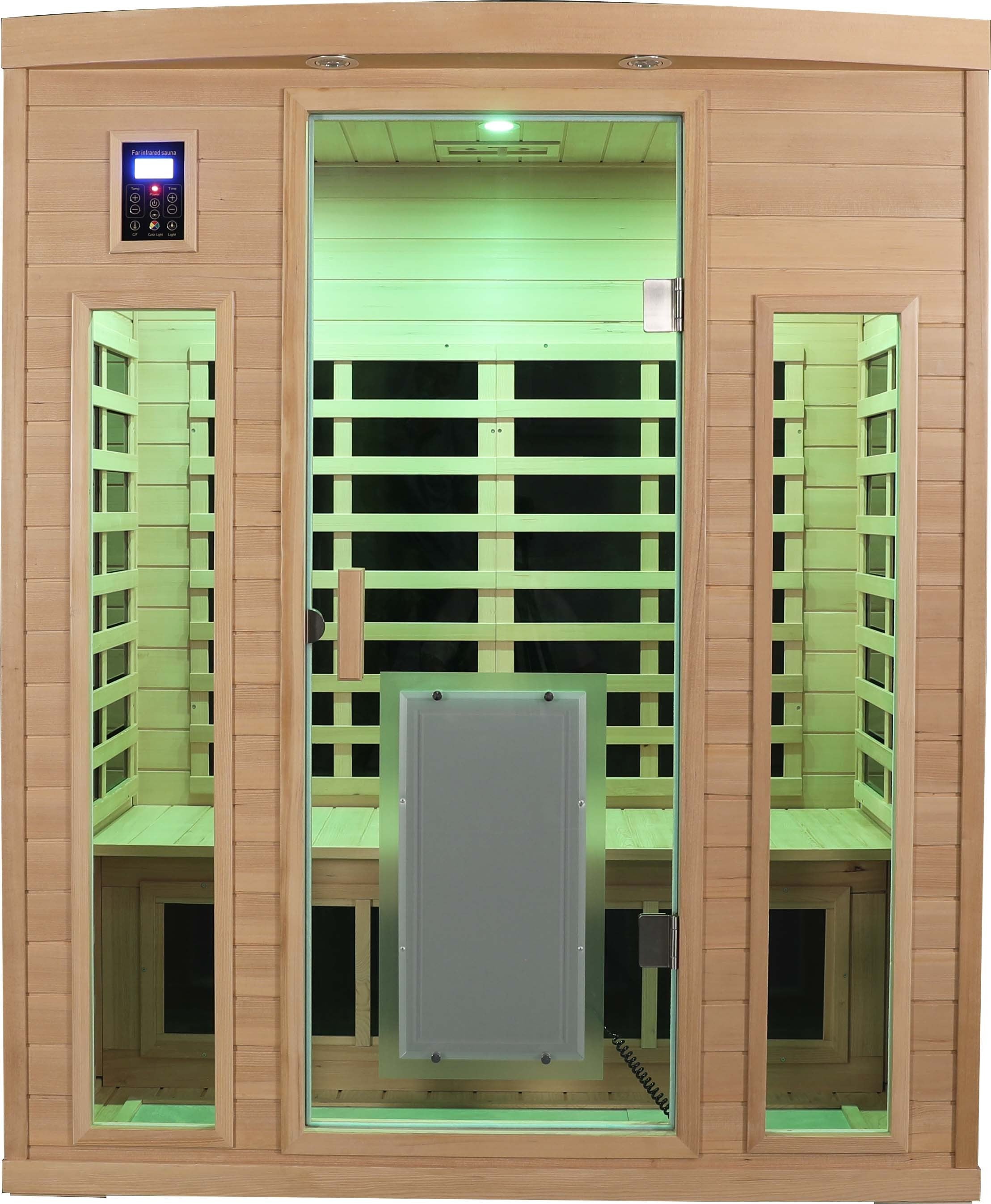 Low EMF Three person Far infrared sauna room (Roof & Floor)