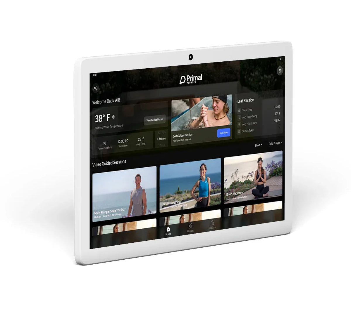 Primal Plunges Outdoor 21.5" Cold Plunge Touchscreen