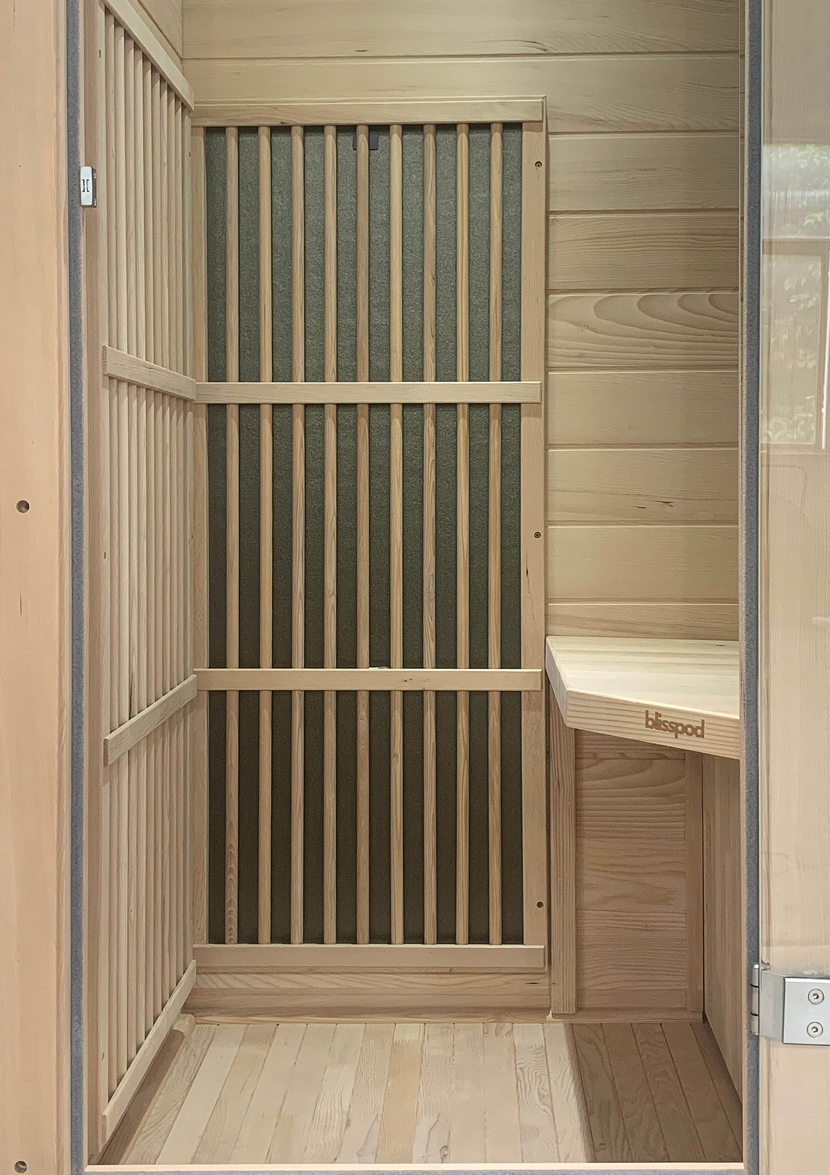 Blisspod Vienna 1-Person Far Infrared Sauna | Canadian Hemlock | Low EMF