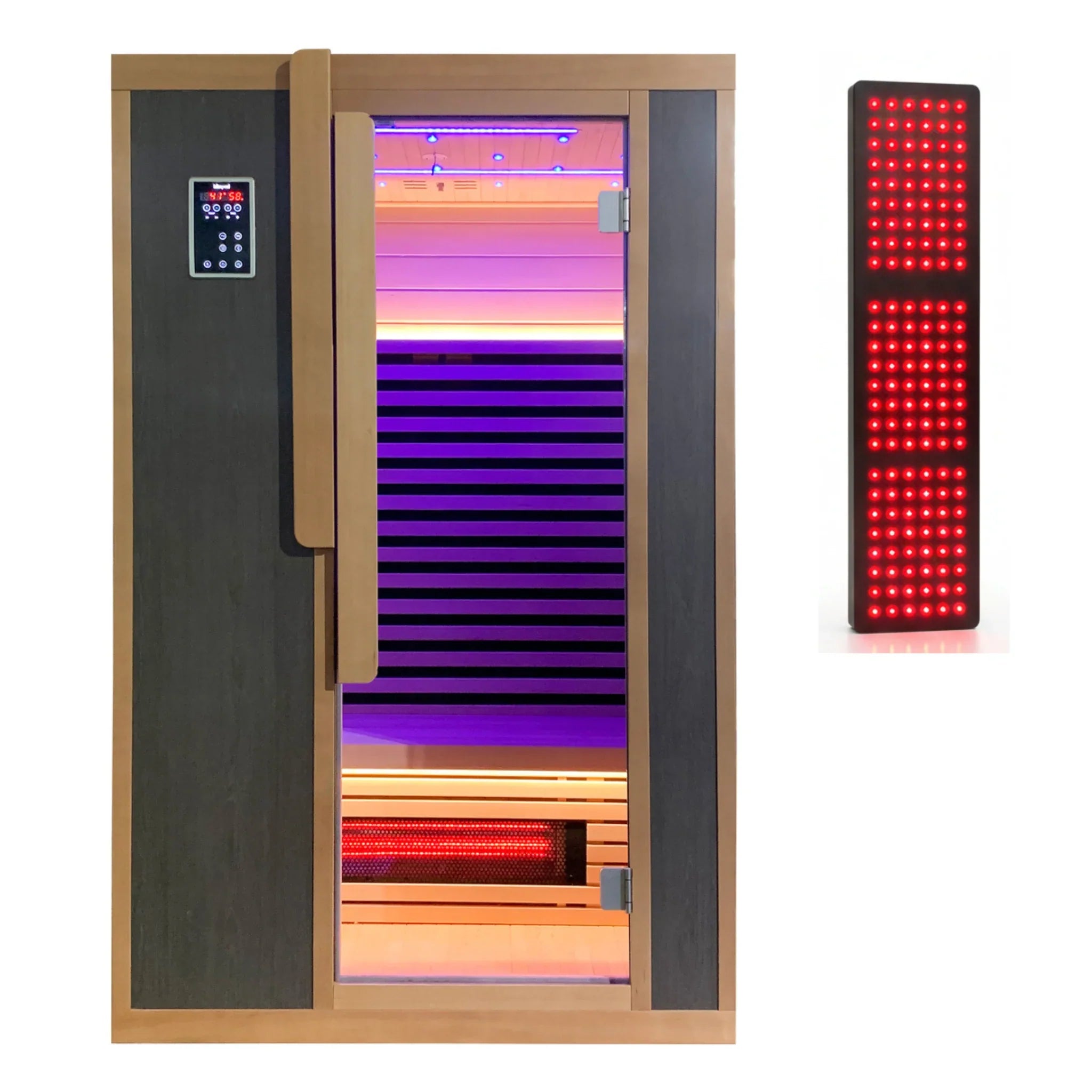 Blisspod Bergen 2-Person Full Spectrum + Red Light Therapy Sauna | Low EMF | Deluxe