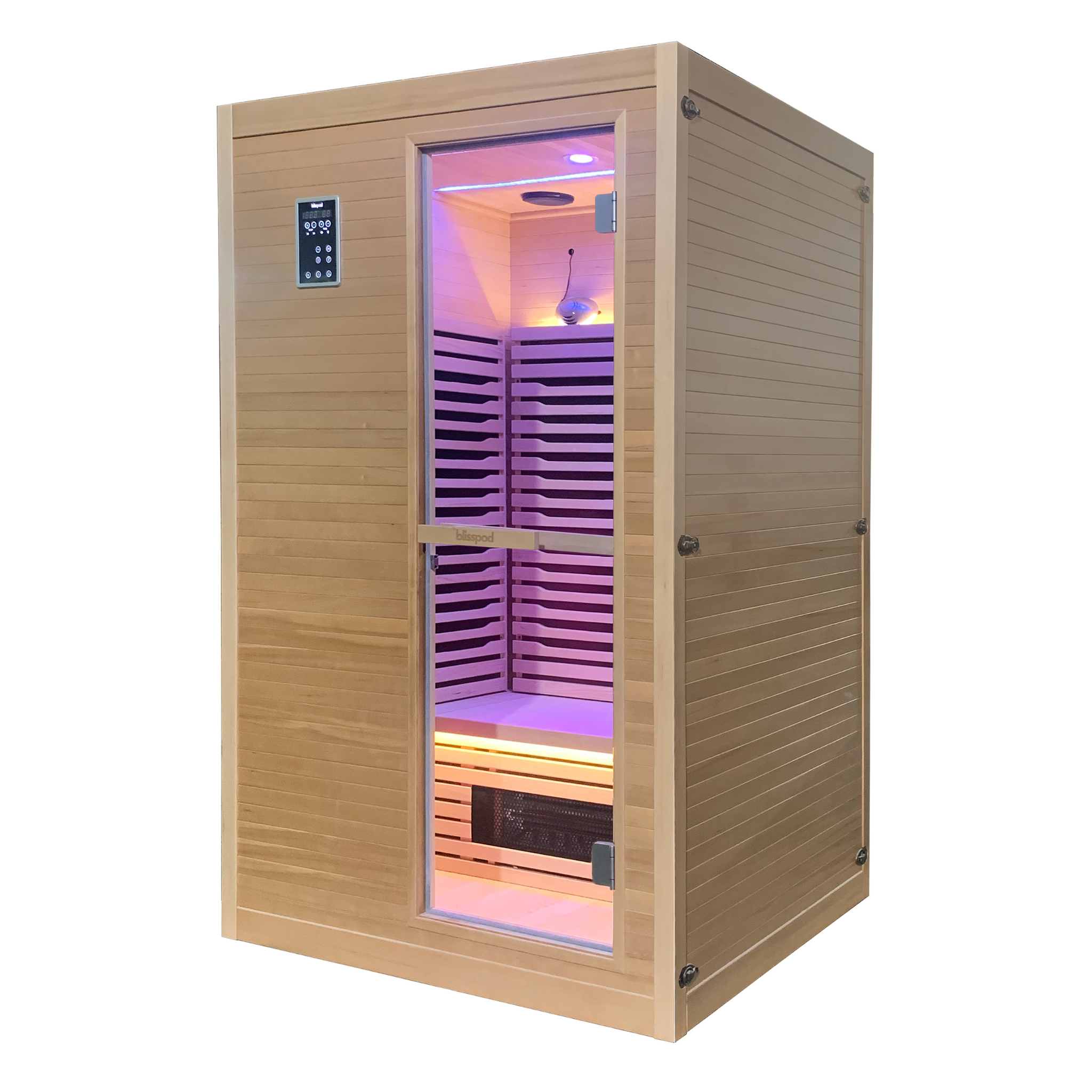 Blisspod Helsinki 2-Person Full Spectrum + Red Light Therapy Sauna | Low EMF | Deluxe