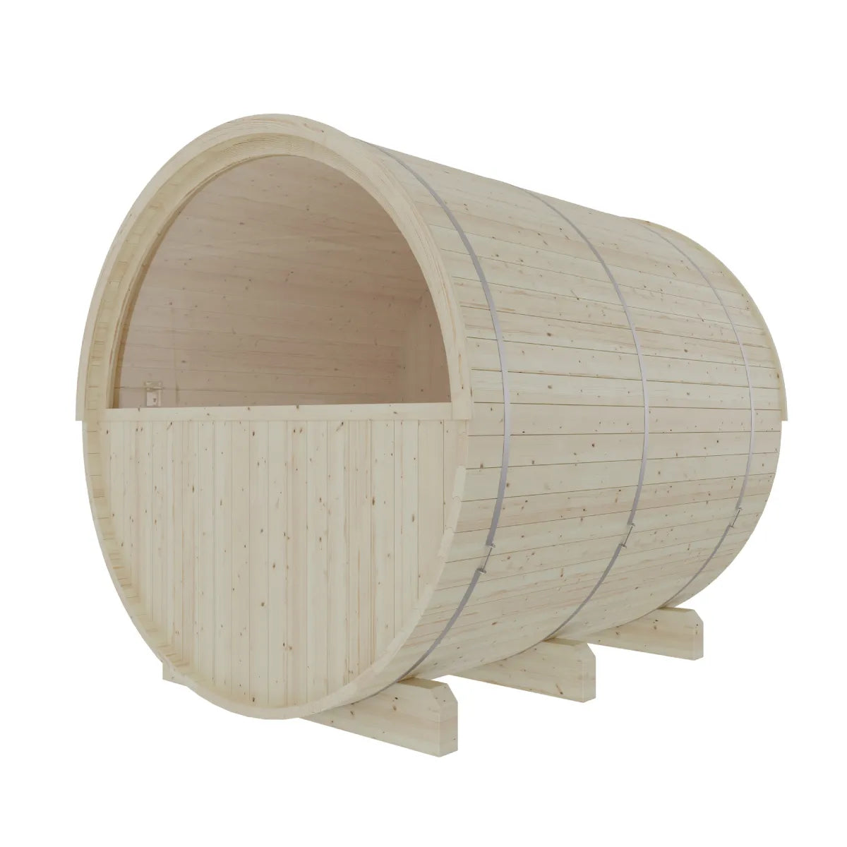 Helsinki Finnish Barrel Sauna with Terrace and WiFi Heater