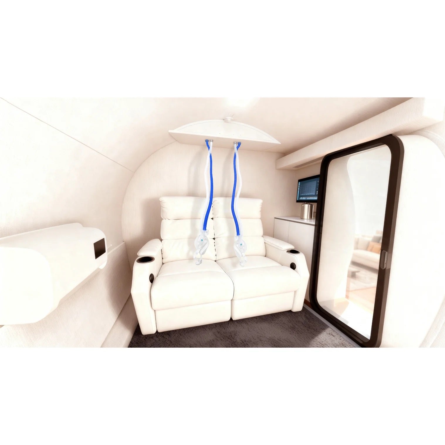 Oxyair 2.0ATA Hard Shell HBOT Hyperbaric Chamber — Dual Seat