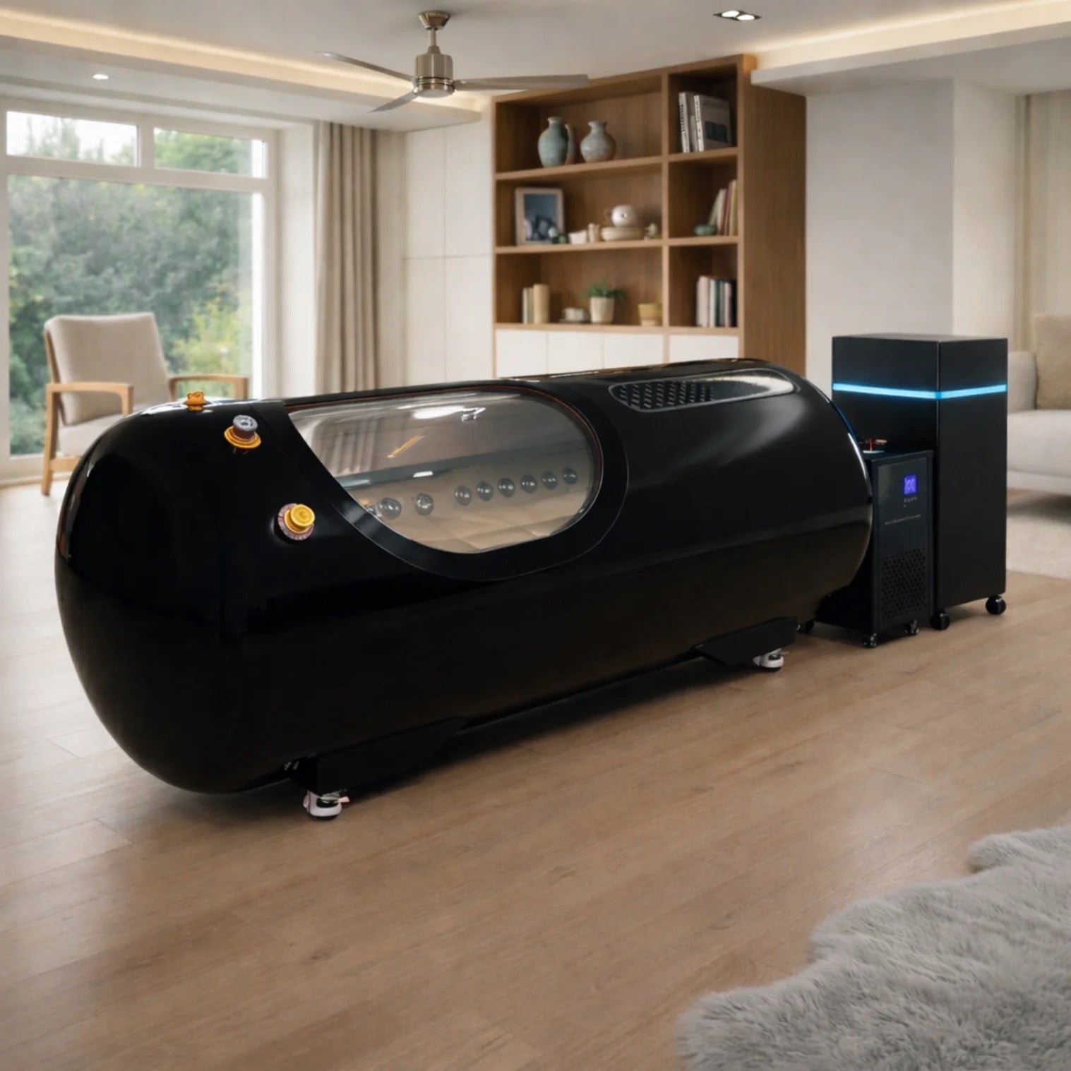 Oxyair 2.0ATA Hard Shell HBOT Hyperbaric Chamber — Compact