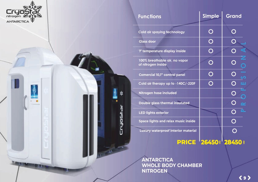 Cryonick Cryostar Nitrogen Cryochamber (whole body)