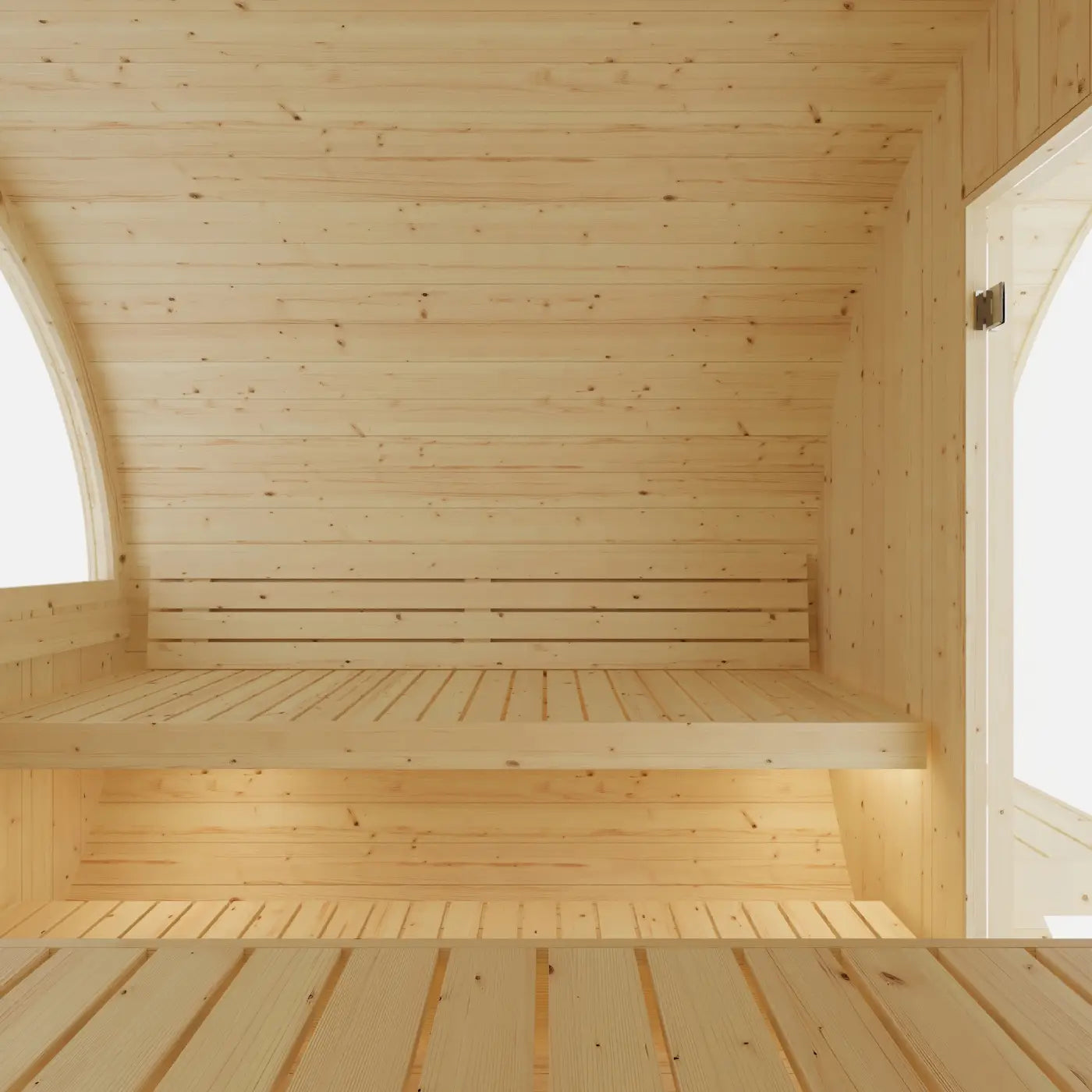 Tampere Finnish Barrel Sauna with WiFi Heater