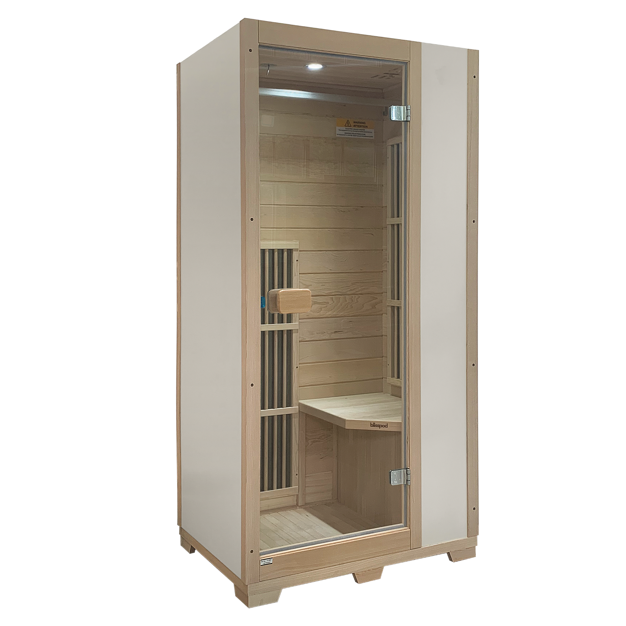 Blisspod Vienna 1-Person Far Infrared Sauna | Canadian Hemlock | Low EMF