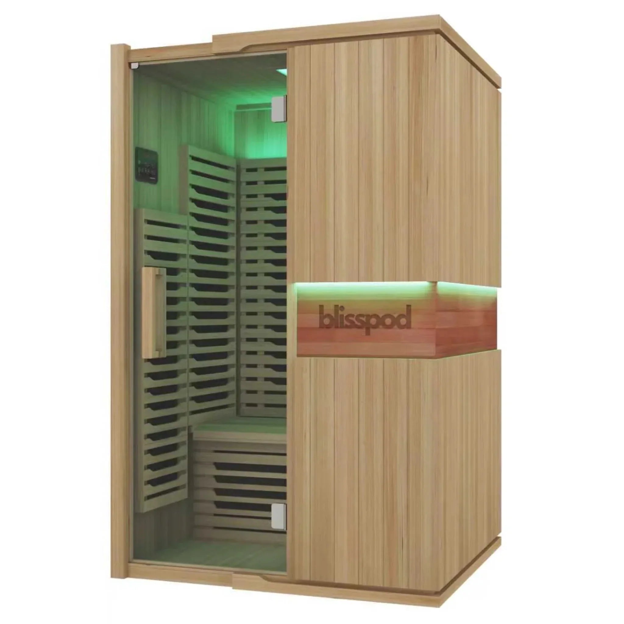 Blisspod Milano 2-Person Full Spectrum Infrared Sauna | Low EMF | Chromotherapy