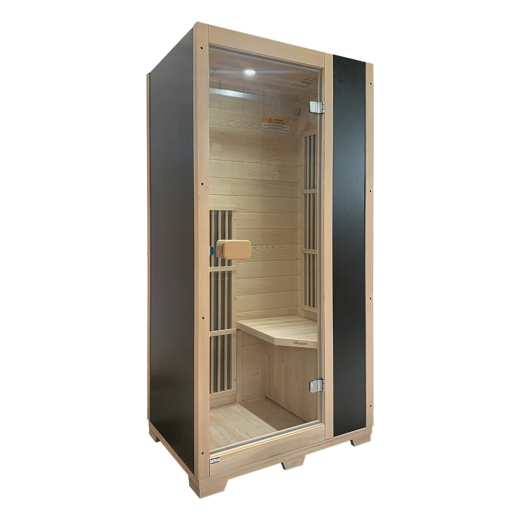 Blisspod Vienna 1-Person Far Infrared Sauna | Canadian Hemlock | Low EMF