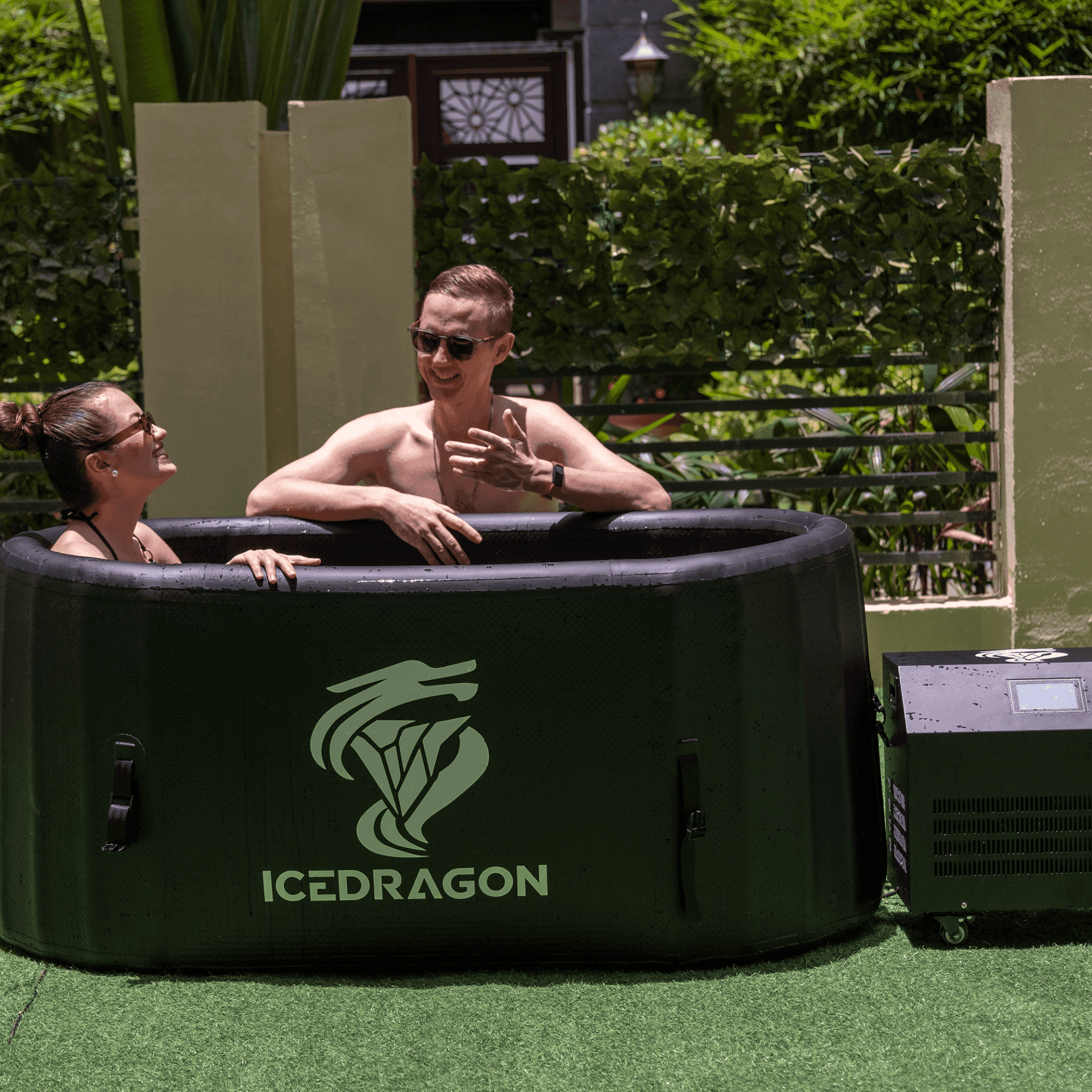 Icedragon Cold Plunge Tub Pro with 1.5HP Smart Water Chiller