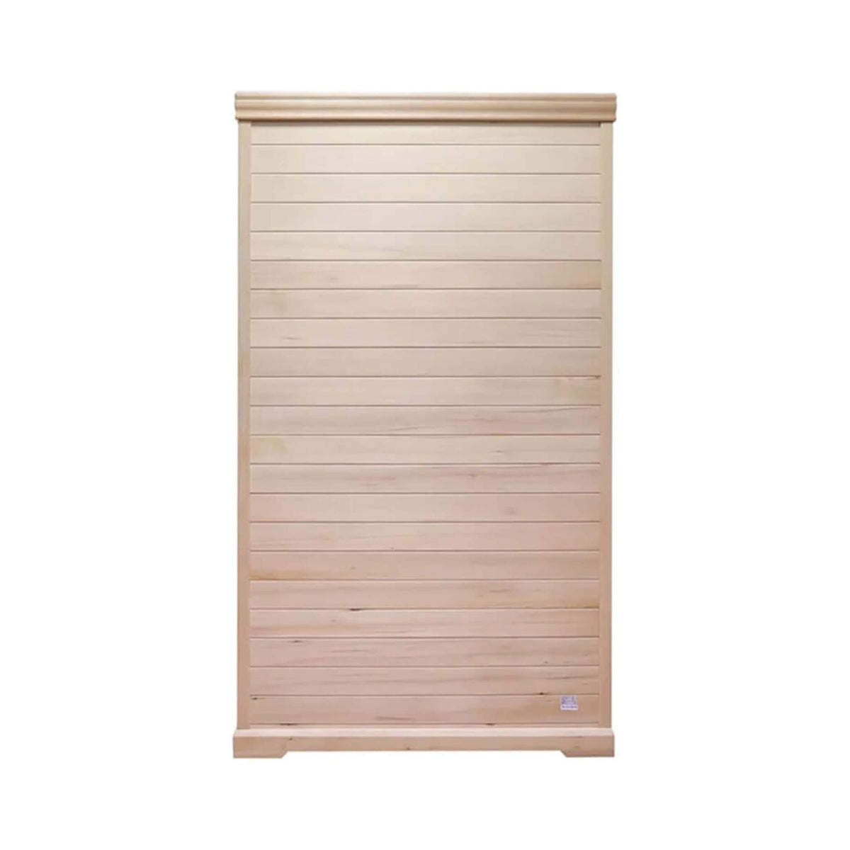 Thermora Ivara Luxury 2-Person Hemlock Wood FAR Infrared Sauna Room W/ Glass Door, 1750W