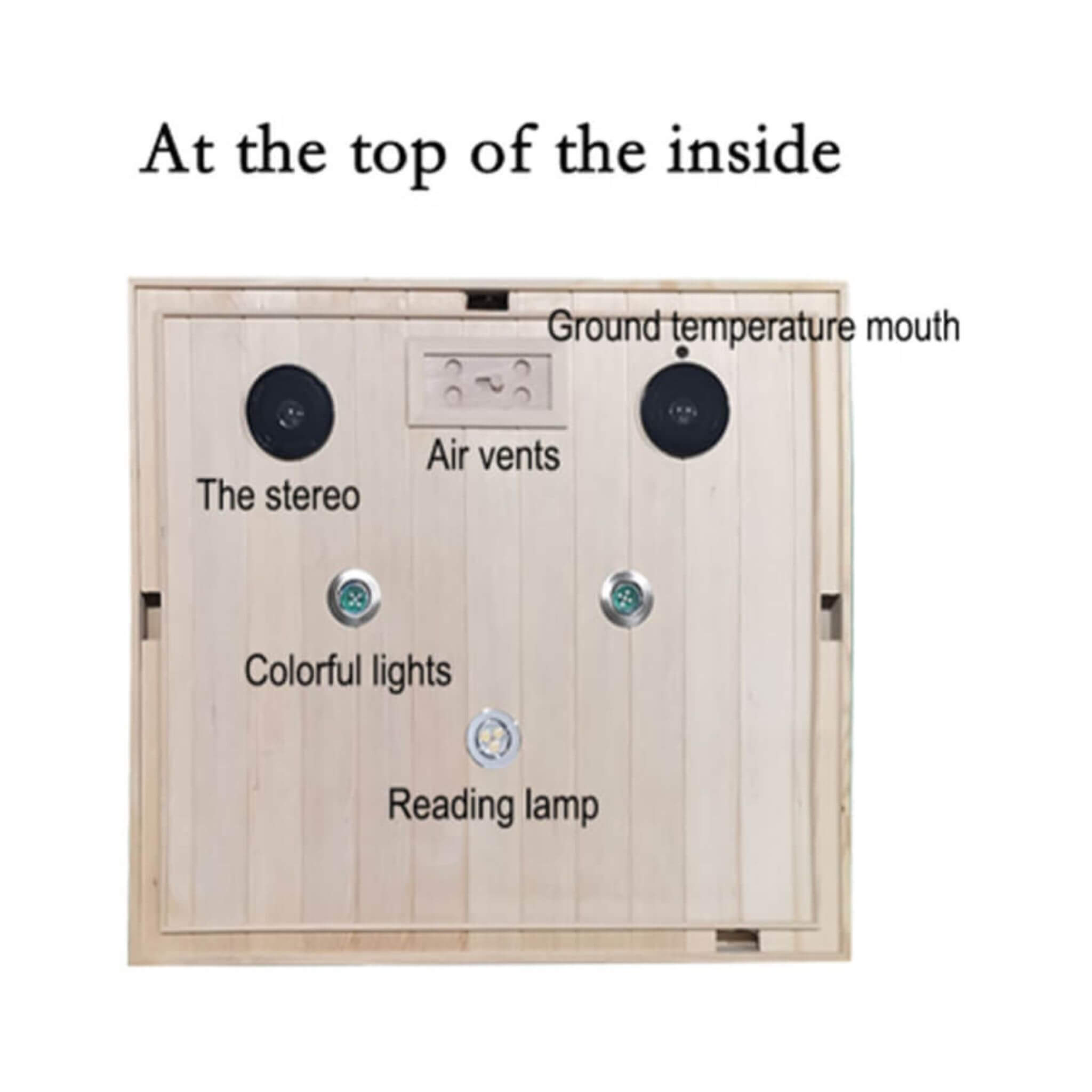 Thermora Ivara Luxury 2-Person Hemlock Wood FAR Infrared Sauna Room W/ Glass Door, 1750W