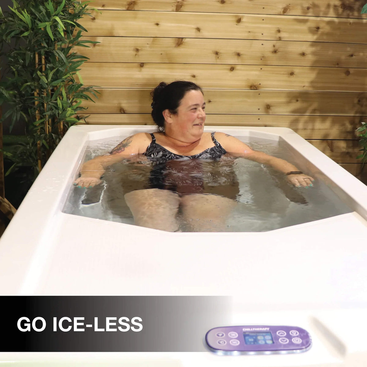 Canadian Spa Company CSC 1000 Premium Cold Plunge Spa Tub With Built-In Ozone And Multi-Coloured Exterior Lighting (SAK37605)