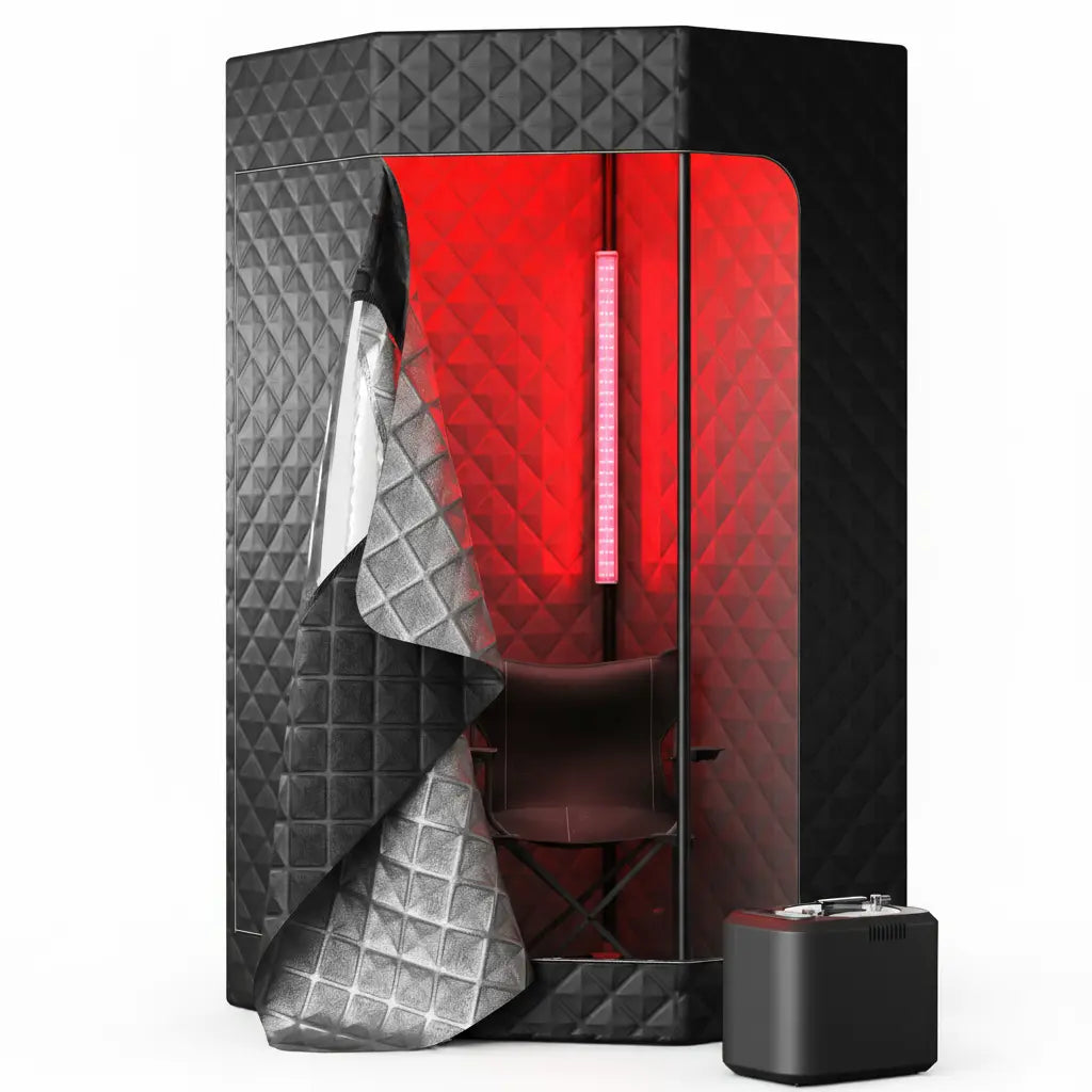GlowSteam™  Red Light Portable Steam Sauna