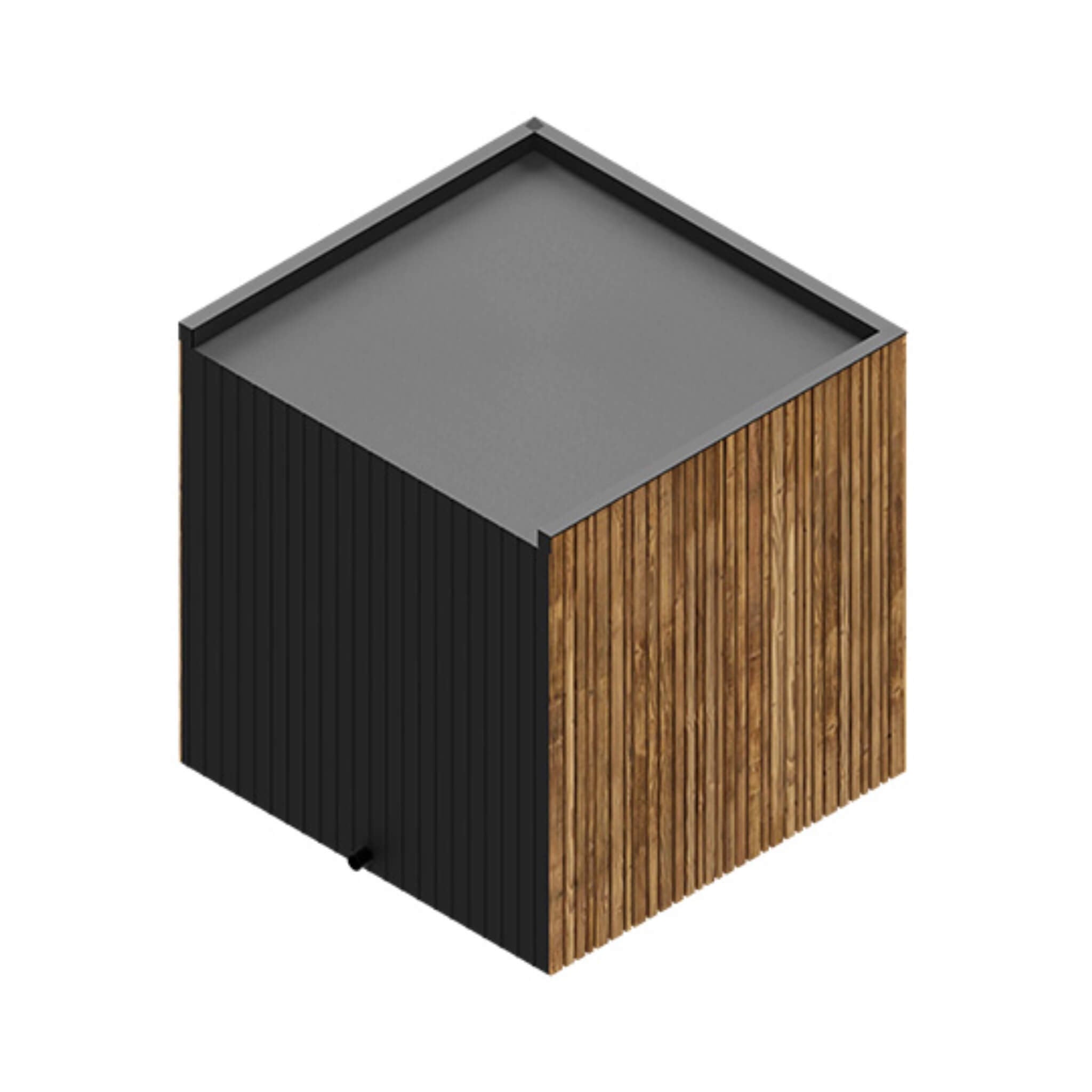 ThermaSol Fortis 4-Person Fully-Assembled Outdoor Sauna Cabin