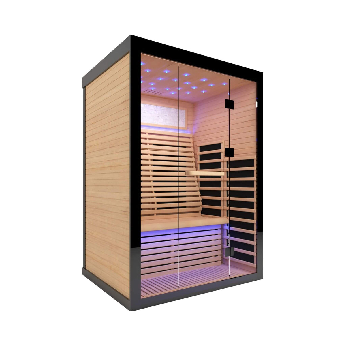 Thermora Vapor Luxury 2-Person Canadian Hemlock Wood Far Infrared Home Sauna