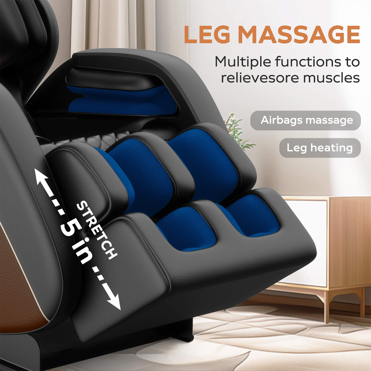 Airvana Sovereign Zero-Gravity Massage Chair With Six Massage Rollers - photo 4